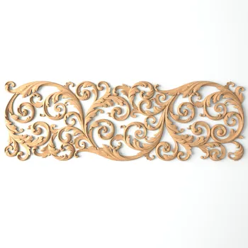 Antique-Style Wooden Floral Wall Art Decor, Right